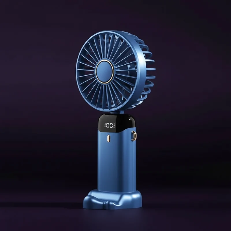 Portable Handheld Fan with Aromatherapy & LED Display