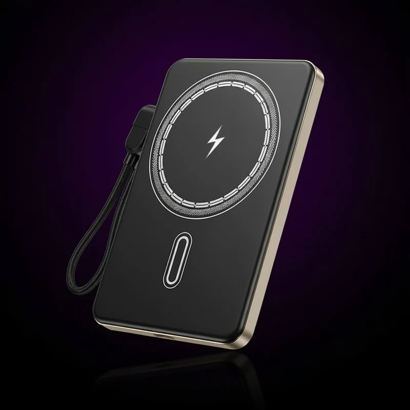 Ultra-Thin Magnetic Wireless Power Bank – Fast Charging