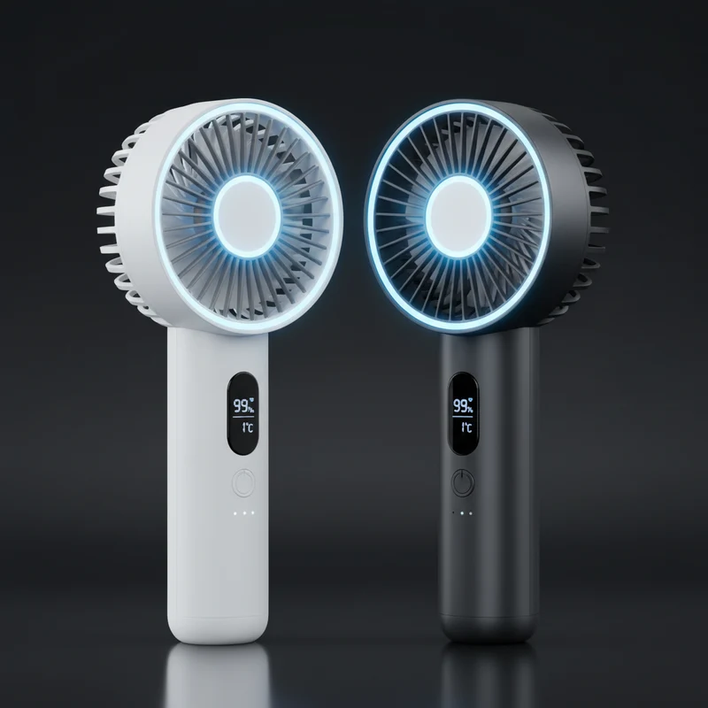 Fast Chill Ice Cooling Fan – 100 Speeds, Portable