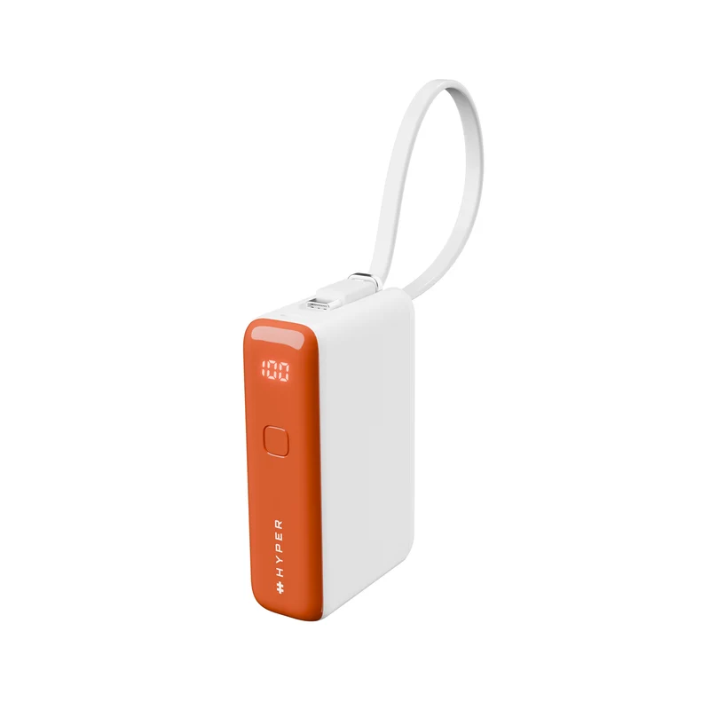 Mini-batterie externe HyperJuice® Flex USB-C 30 W - Orange