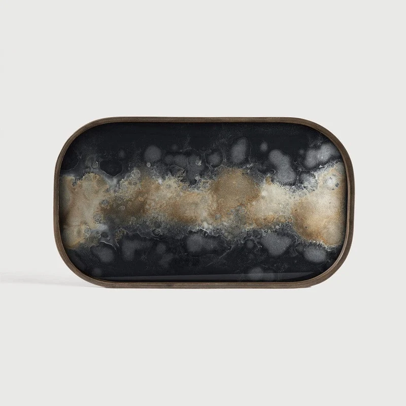 Ethnicraft Plateau Vide-Poche Organic - Noir