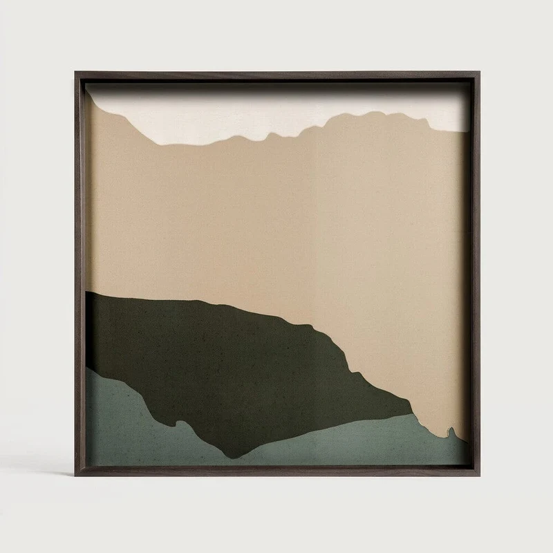 Ethnicraft Plateau Carré Wabi Sabi – Verre