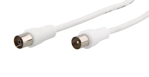Câble cavalier antenne TV 9,5 mm mâle / femelle 1,5m