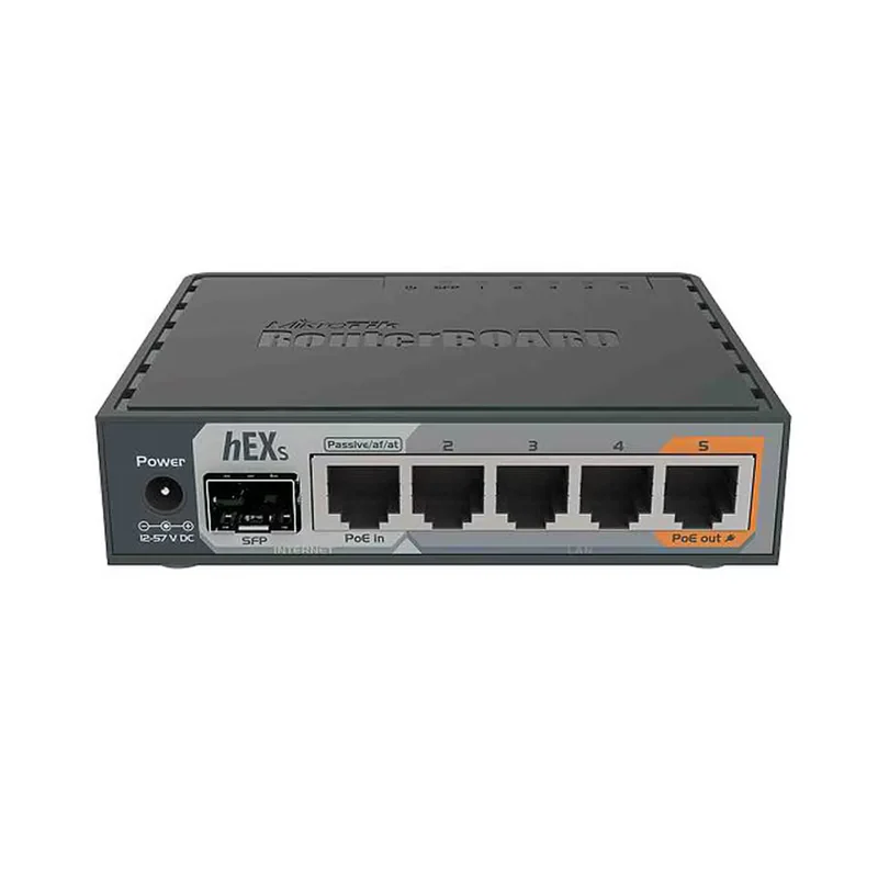 Routeur Mikrotik hEX S 5X à ports Ethernet Gigabit