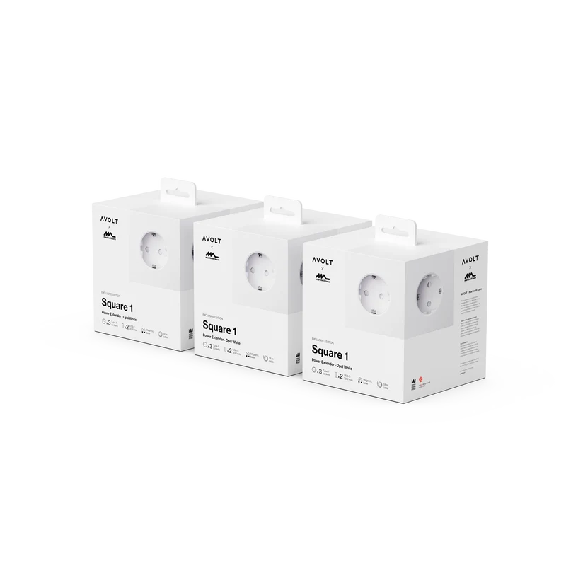 Square 1 - Martinelli Luce | 3-Pack Opal White USB-C