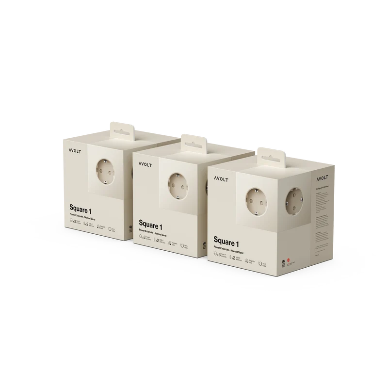 Square 1 | 3-Pack Nomad Sand USB-C