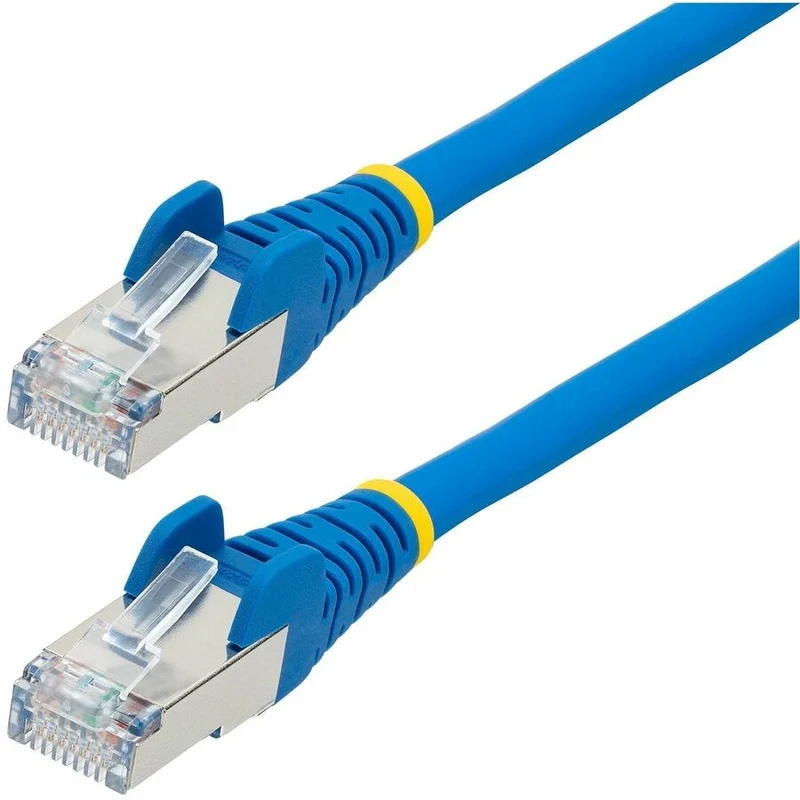 StarTech.com Câble Ethernet CAT1a de 6 m, bleu, faible fumée, sans halogène (LSZH) 10 GbE 100 W PoE S/FTP Cordon de brassage réseau RJ-45 sans accroc NLBL-1F-CAT6A-PATCH