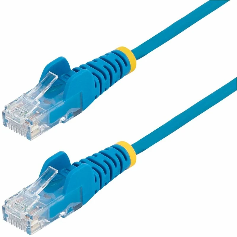 Câble Ethernet StarTech CAT6 fin bleu de 4,57 m (15 pi), RJ45 anti-accrochage, UTP, LSZH, cuivre nu pur 28 AWG, cordon de brassage réseau fin N6PAT15BLS