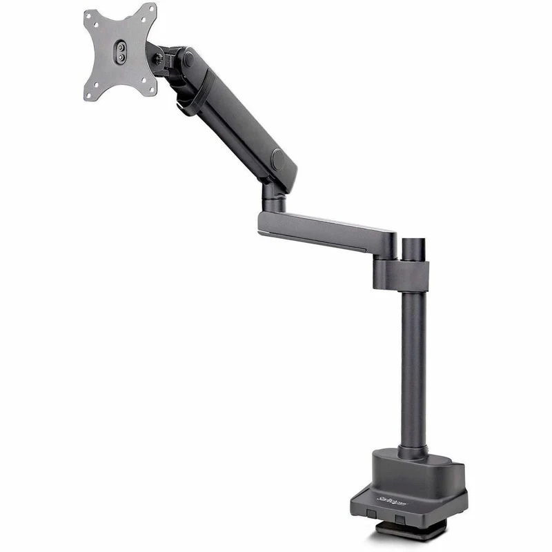 Bras de moniteur de bureau StarTech.com, compatible avec les écrans jusqu'à 40 pouces/8 kg, bras à ressort mécanique, fixation par pince en C/œillet, VESA 75x75/100x100 ARMPIVOT2