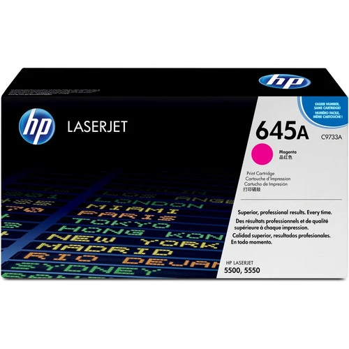 Cartouche de toner laser d'origine HP 645A (C9733A) - Paquet unique - Magenta - 1 unité C9733A