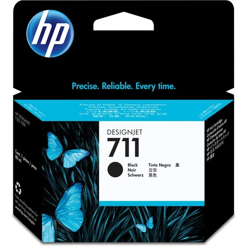 Cartouche d'encre jet d'encre HP 711 d'origine - Noir - 1 unité CZ133A