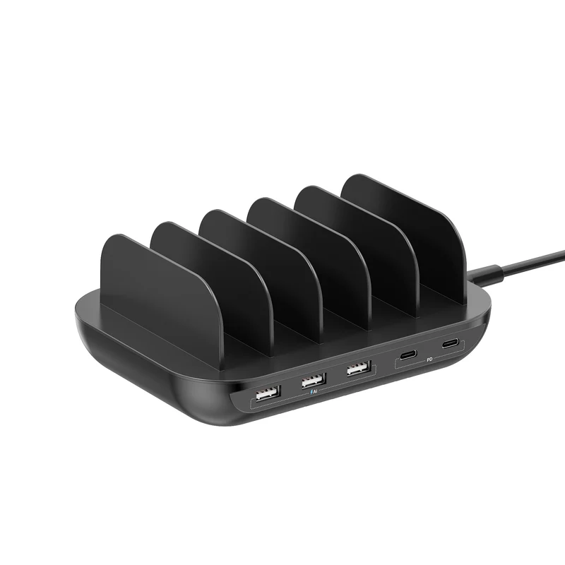 SooPii USB Charging Station, 35W 5-Port Multi Device, CS50