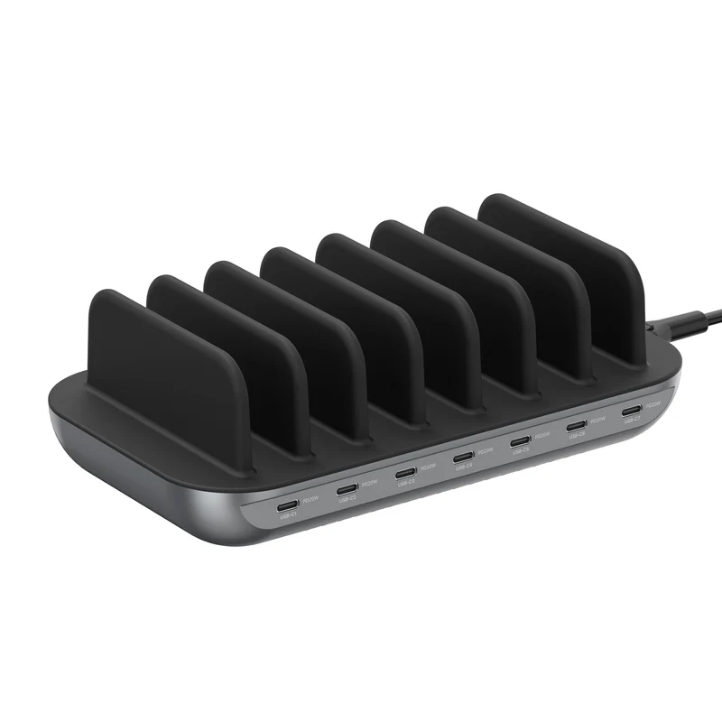 SooPii USB-C Charging Station, 140W 7-Port Multi Device GaN, CS70 Pro