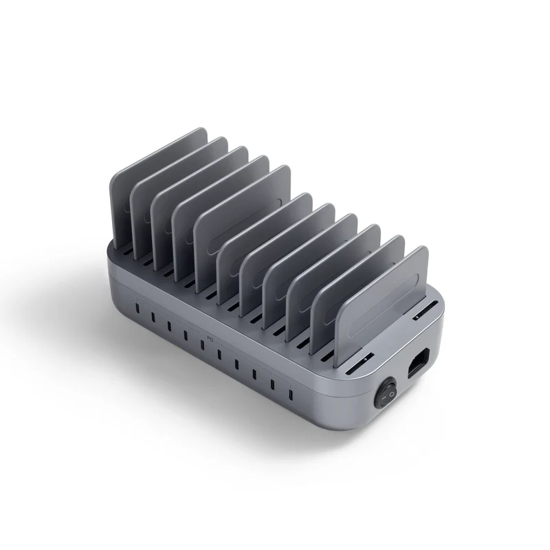 SooPii USB-C Charging Station, 200W 10-Port Multi Device GaN, CS200