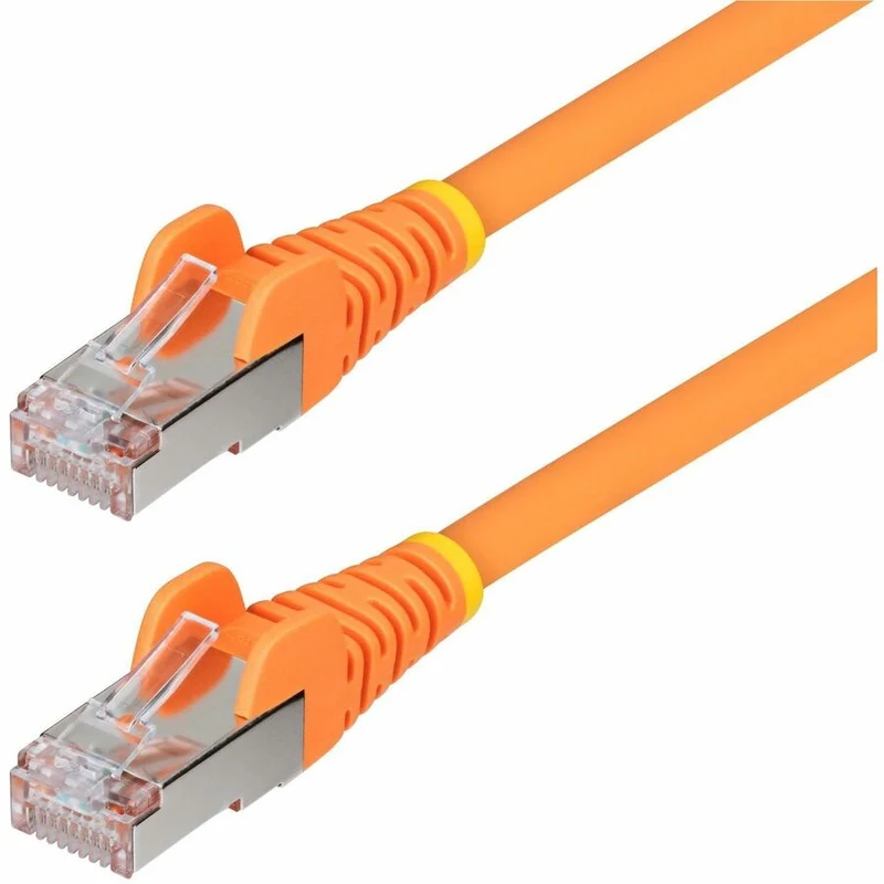Câble Ethernet StarTech CAT6a orange de 7,6 m (25 pi), RJ45 anti-accrochage, 10 Gbit/s, PoE 100 W, S/FTP, LSZH, cuivre nu 27 AWG, 500 MHz, cordon réseau blindé NLOR-25F-CAT6A-PATCH