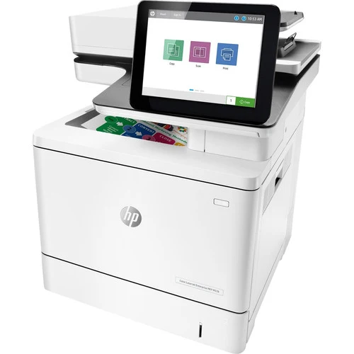 Imprimante multifonction laser HP LaserJet M578 M578dn-copieur/scanner couleur-40 ppm impression monochrome/couleur-impression 1200 x 1200-impression recto verso automatique-80000 pages par mois-650 feuilles entrée-scanner couleur-600 numérisation optique-Gigabit Ethernet 7ZU85A#BGJ