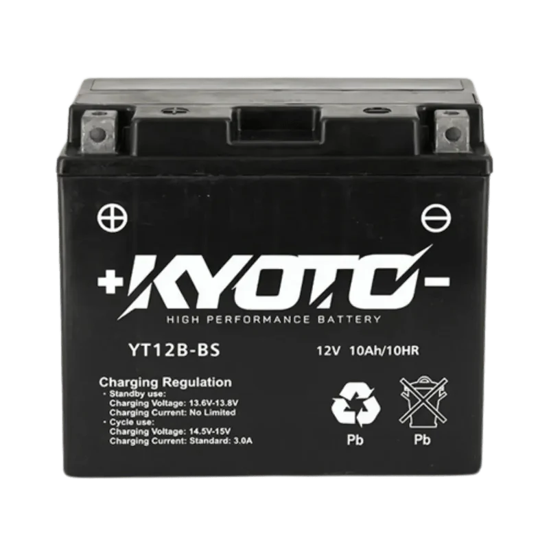 Batterie Moto KYOTO GT12B-BS 12V 10Ah AGM – YT12B-BS