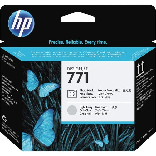 Tête d'impression à jet d'encre d'origine HP 771 (CE020A) - Pack individuel - Noir photo - 1 pièce CE020A