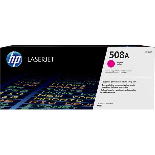 Cartouche de toner laser d'origine HP 508A (CF363A) - Paquet unique - Magenta - 1 de chaque CF363A