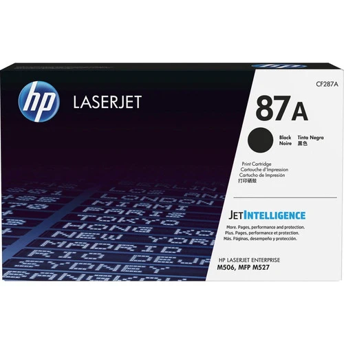 Cartouche de toner laser d'origine HP 87A - Pack noir CF287A