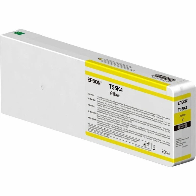 Cartouche d'encre à jet d'encre d'origine Epson UltraChrome HD - Jaune - 1 paquet T55K400