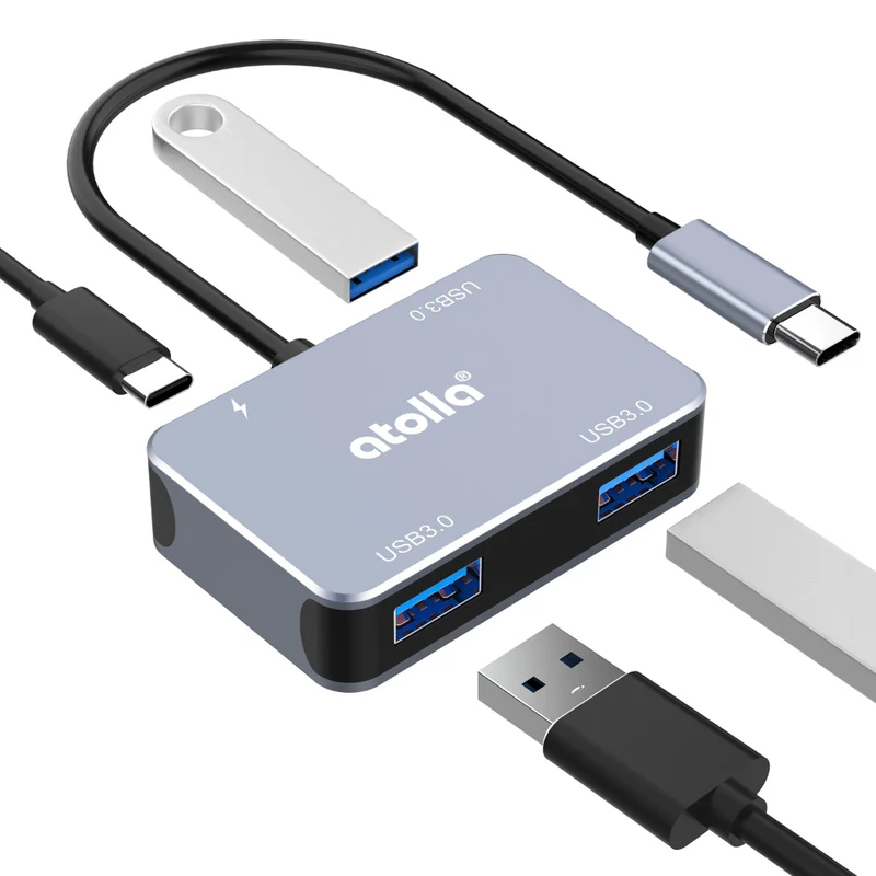 atolla Aluminum 4-in-1 USB C Hub (C102)