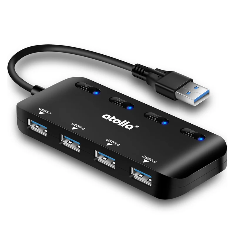 atolla 4 Port USB 3.0 Ultra Slim Data Hub (GMS-1103U3)