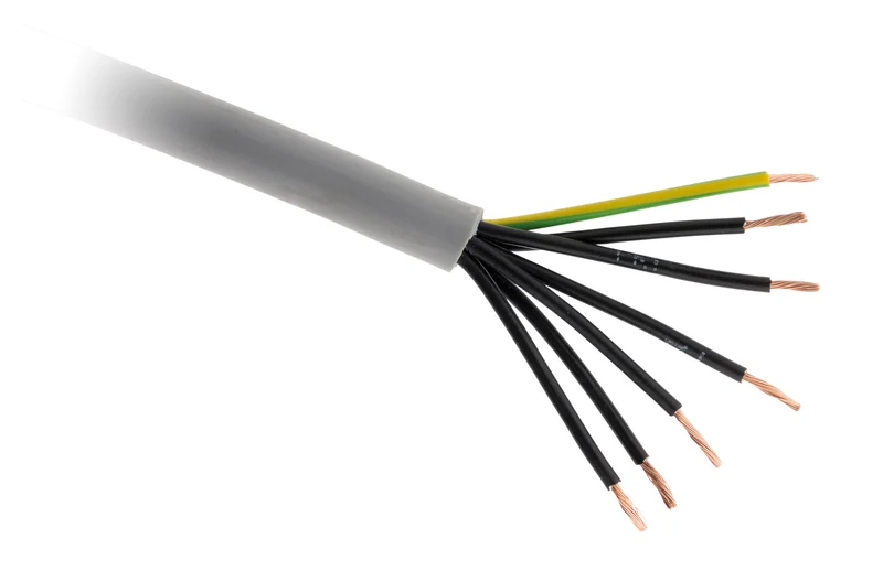 Câble d'alimentation électrique H05VV-F 7G1mm² gris - 100m - Zenitech
