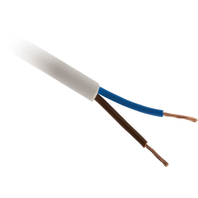 Câble d'alimentation électrique H05VV- F 2x 1mm² - Zenitech