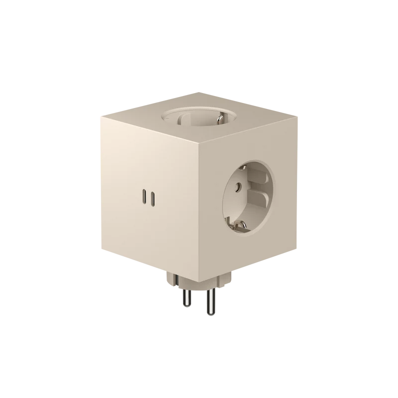 Multiprise beige avec USB-C