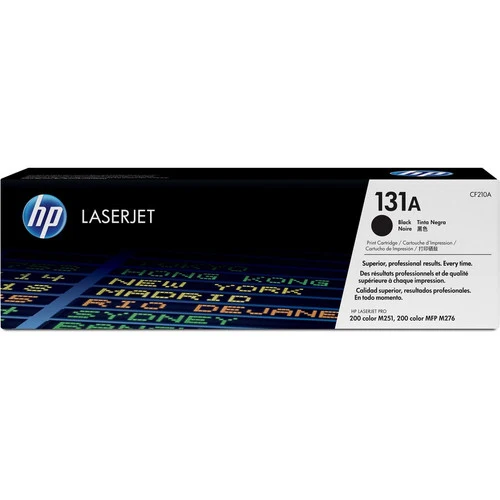 Cartouche de toner laser d'origine HP 131A (CF210A) - Paquet unique - Noir - 1 de chaque CF210A
