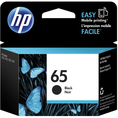 Cartouche d'encre d'origine HP 65 (N9K02AN#140) - Paquet unique N9K02AN#140