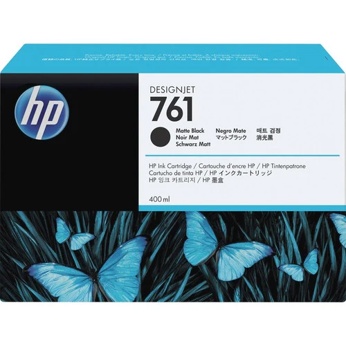 Cartouche d'encre jet d'encre HP 761 (CM991A) d'origine - Pack individuel - Noir - 1 pièce CM991A