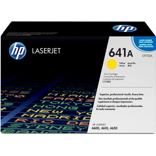 Cartouche de toner d'origine HP 641A (C9722A) - Paquet individuel C9722A