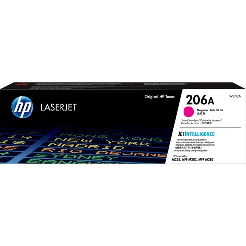 Cartouche de toner laser HP 206A d'origine à rendement standard - Magenta - 1 unité W2113A
