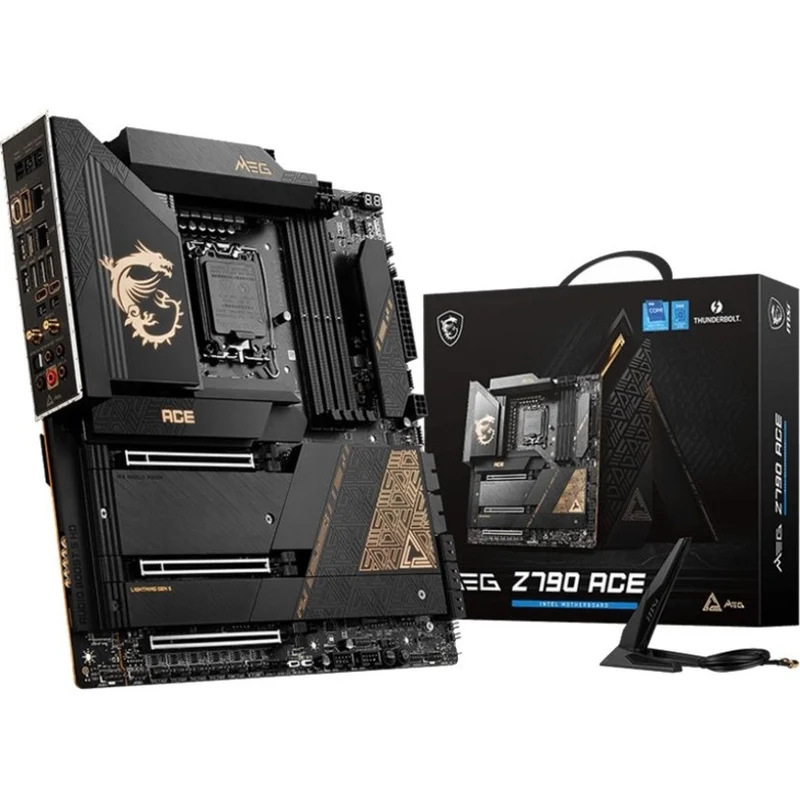 Carte mère de bureau gaming MSI MEG MEG Z790 Ace - Chipset Intel Z790 - Socket LGA-1700 - ATX étendu Z790ACE