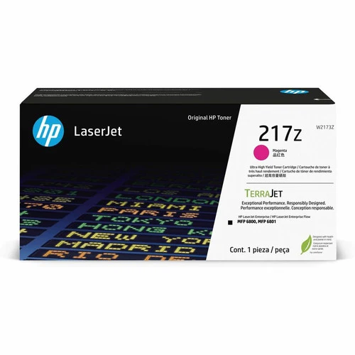 Cartouche de toner laser d'origine HP 217Z - Pack magenta W2173Z
