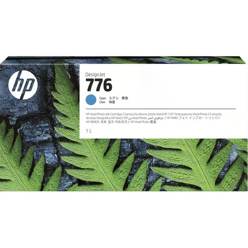 Cartouche d'encre à jet d'encre d'origine HP 776 - Pack cyan 1XB09A