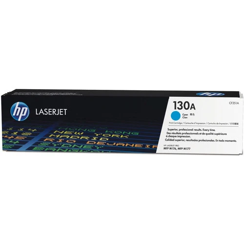 Cartouche de toner laser d'origine HP 130A - Pack cyan CF351A