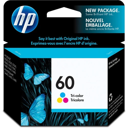 Cartouche d'encre d'origine HP 60 - Pack individuel CC643WN#140