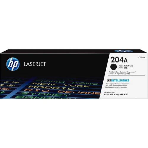 Cartouche de toner laser HP 204A (CF510A) d'origine à rendement standard - Noir - 1 de chaque CF510A