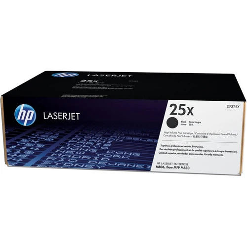 Cartouche de toner laser d'origine HP 25X (CF325X) - Paquet unique - Noir - 1 de chaque CF325X