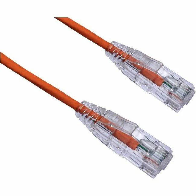 Câble de raccordement ultra-mince anti-accroc Axiom 6IN CAT6 BENDnFLEX 550 MHz (orange) C6BFSB-O6IN-AX