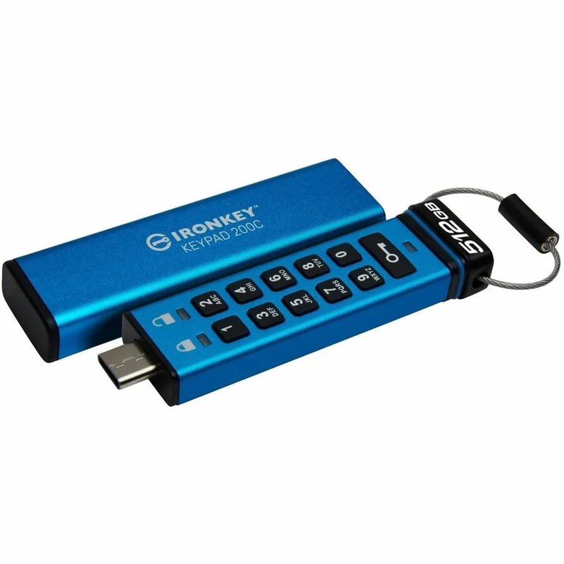 Clé USB 200 (Gen 512) Type C IronKey Keypad 3.2 1 Go IKKP200C/512 Go