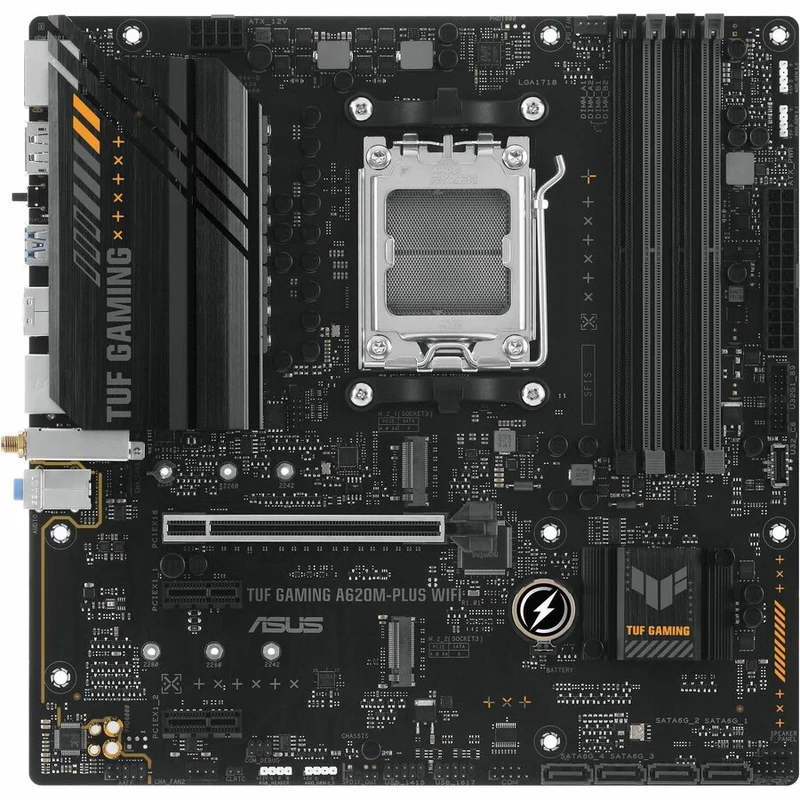 Carte mère de bureau gaming TUF TUF GAMING A620M-PLUS WIFI - Chipset AMD A620 - Socket AM5 - Micro ATX TUF GAMING A620M-PLUS WIFI