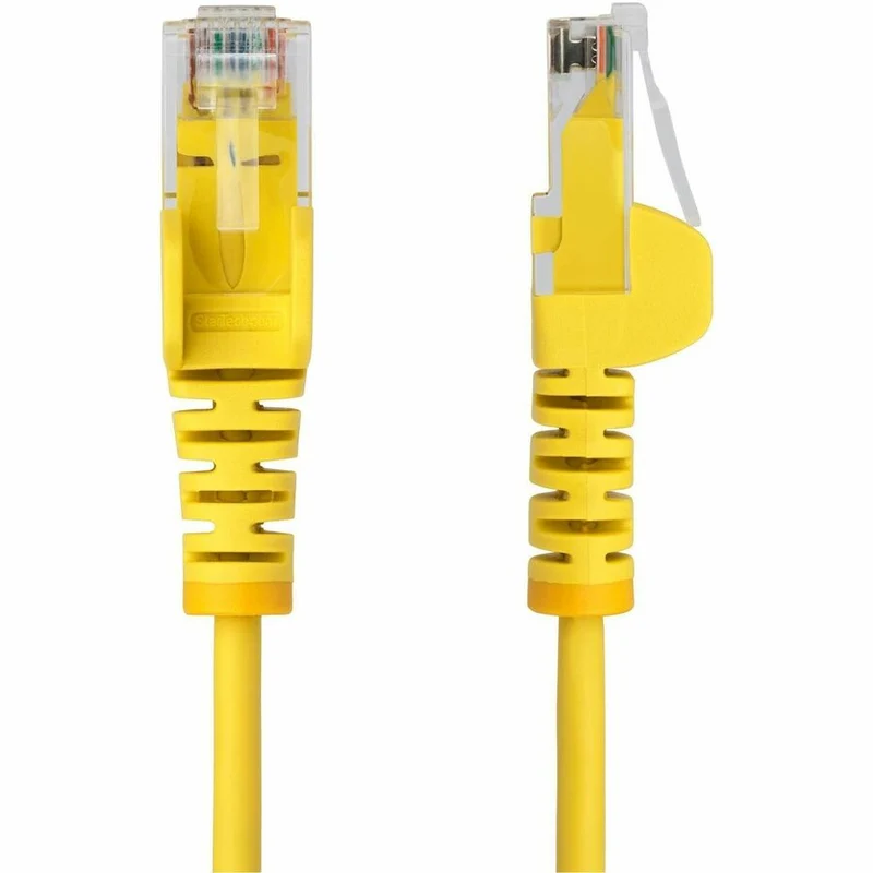 StarTech.com Câble Ethernet CAT50 fin blanc de 6 m, RJ45 fin sans accroc, UTP, LSZH, cuivre nu 28 AWG, cordon de raccordement réseau fin, testé Fluke N6PAT50YLS