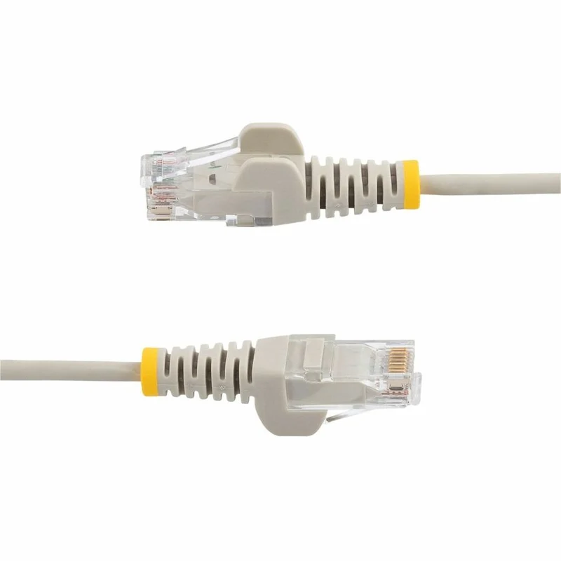 Câble Ethernet CAT5 fin gris StarTech.com de 6 m, RJ45 fin sans accroc, UTP, LSZH, cuivre nu 28 AWG, cordon de raccordement réseau fin, testé Fluke N6PAT5GRS
