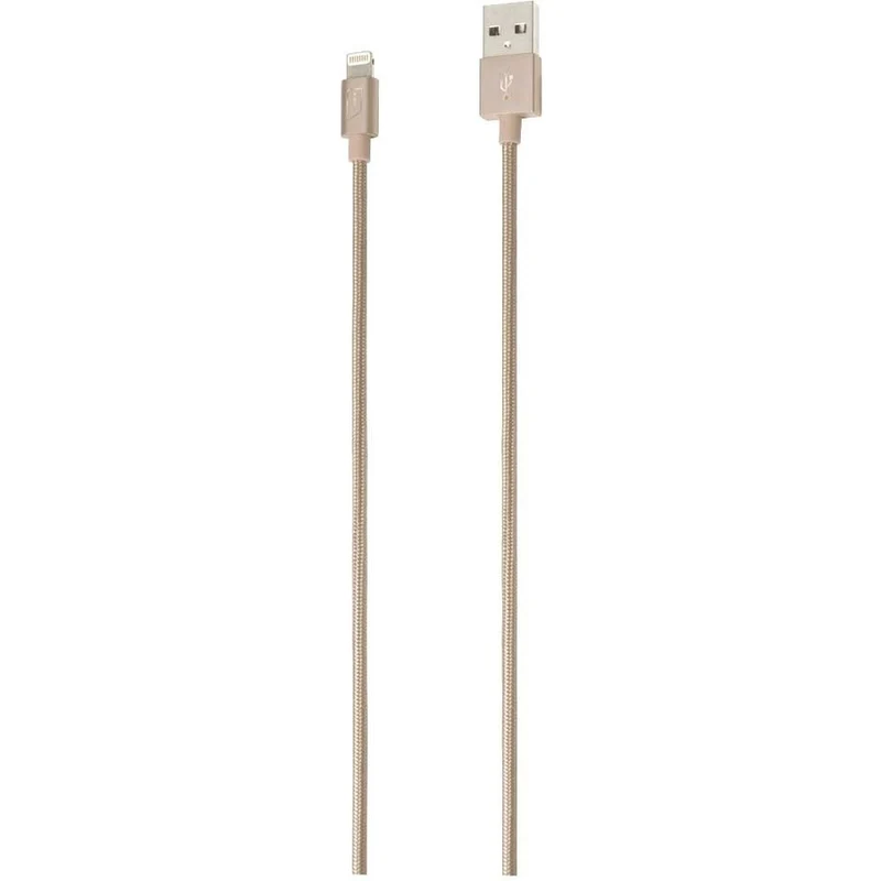 Câble tressé iStore Lightning Charge 4 pieds (1.2 m) (doré) ACC99407CAI