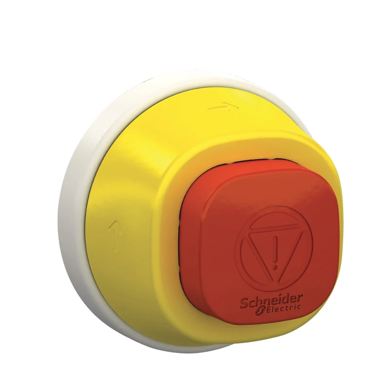Emergency Stop Head, Harmony XB5, Plastic, Red, 22mm, Trigger Latching Turn To Release, Red
