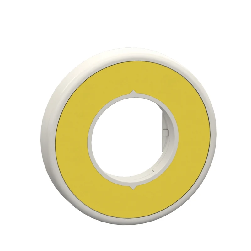 ILLUMINATED LEGEND RING 230V 1 COLOR RED FIXED LED UNMARKED YELLOW LABEL